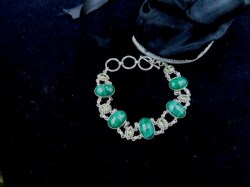silver malachite bracelet overview